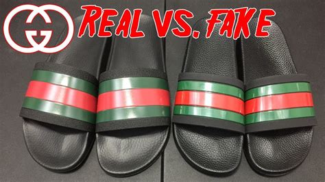 fake gucci slides for men|How To Spot Fake Vs Real Gucci Slides – LegitGrails.